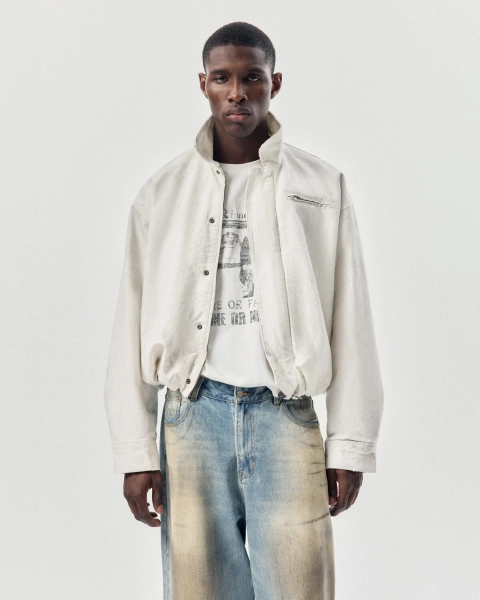 Куртка деним NAIPACHE, цвет: белый, 2614013000 купить онлайн