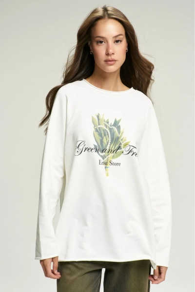 Лонгслив GREEN and FRESH White Erist store, цвет: белый, НФ-00002585 купить онлайн