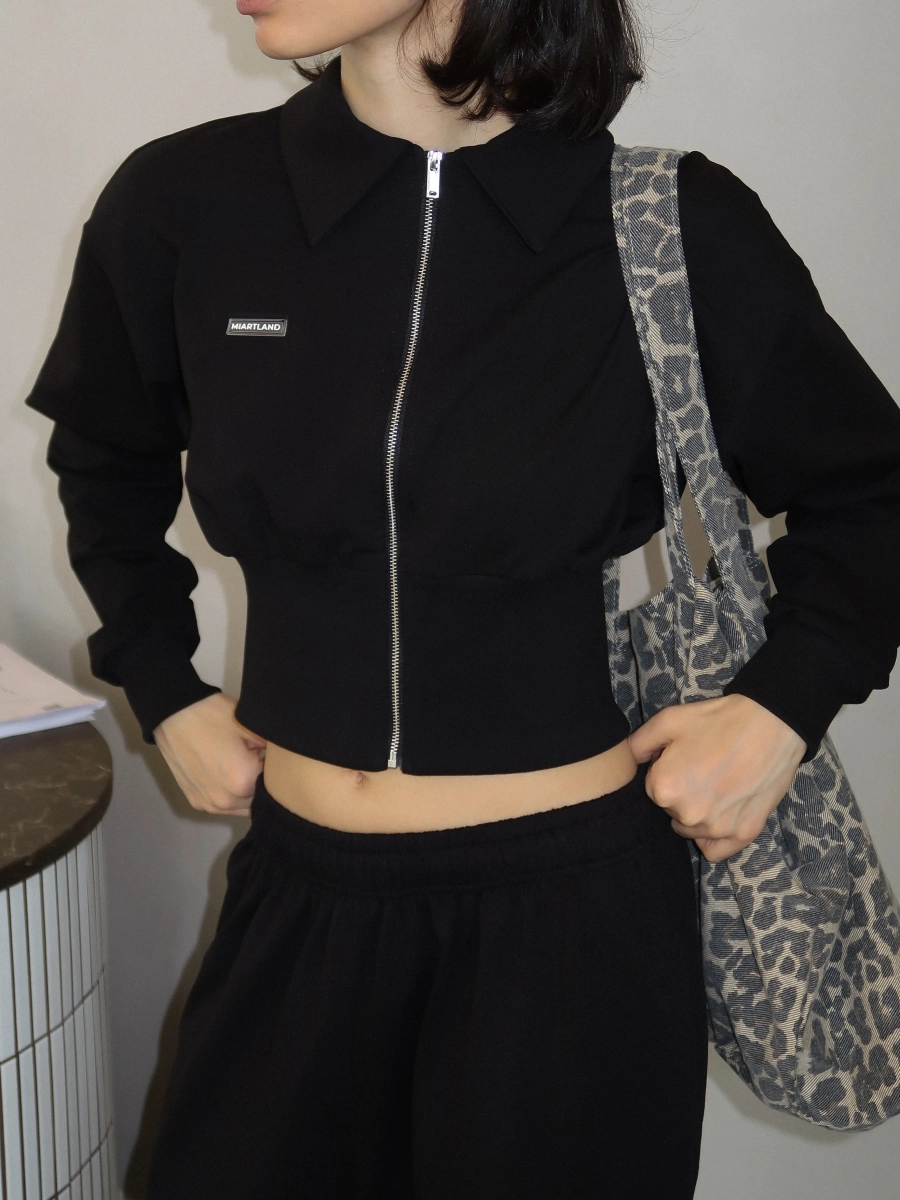 Зип худи "FLY" MIARTLAND, цвет: Черный, НФ-00000786 купить онлайн