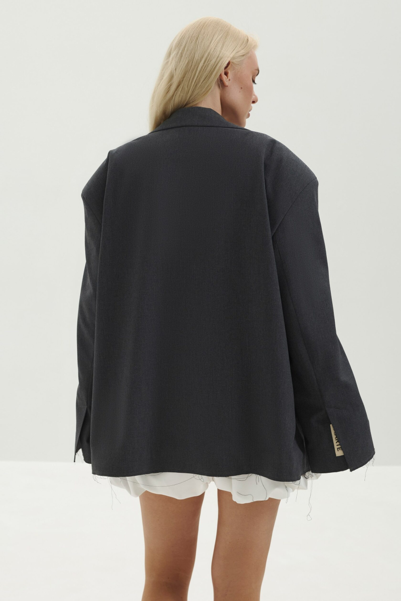 Пиджак BASE marte, цвет: серый,  купить онлайн