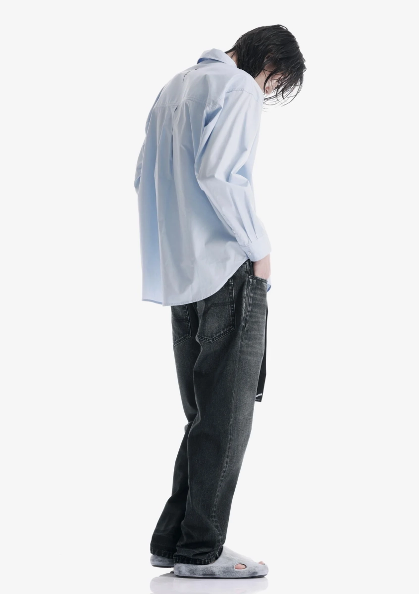 Свободные джинсы KRAKATAU, цвет: Черный, Rm238-1 купить онлайн