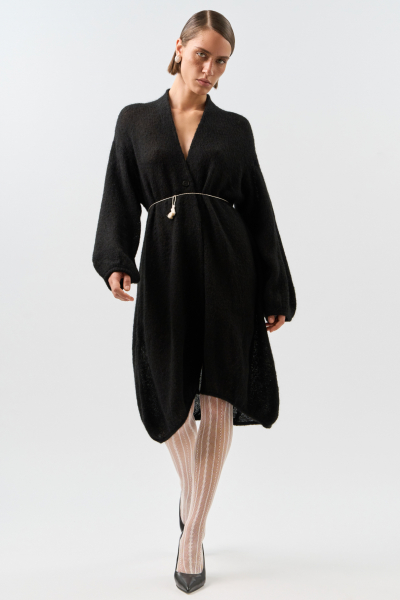 Кардиган Eilish FASHION REBELS, цвет: Черный, FR24FW4CR330W100BL купить онлайн
