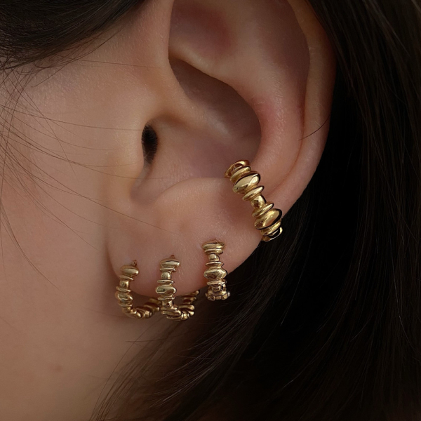 Серьги Ovals Gold mini
