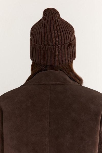 Шапка из 100% хлопка TOPTOP, цвет: коричневый TT.601.16472.700 купить онлайн