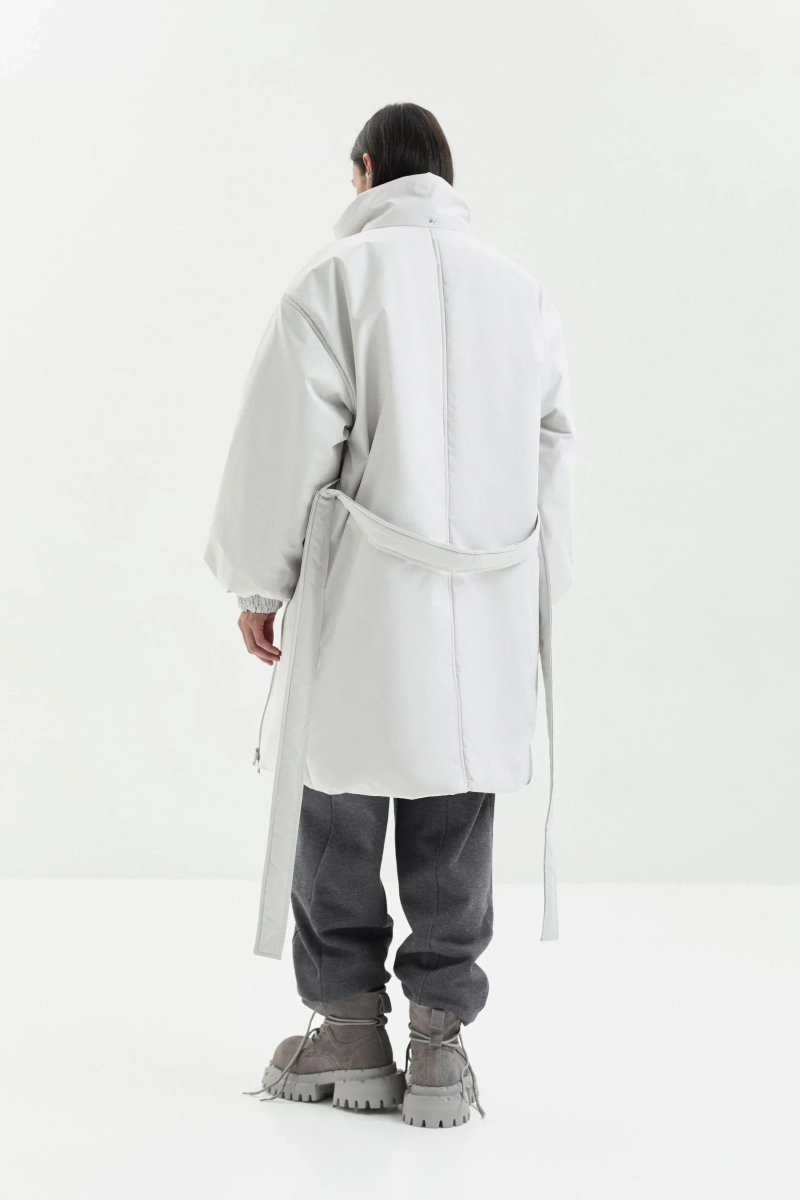 Пуховик SAGE marte, цвет: Светло-серый,  купить онлайн