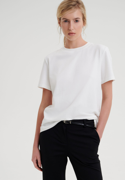 Футболка базовая CHUBA, цвет: белый,  купить онлайн