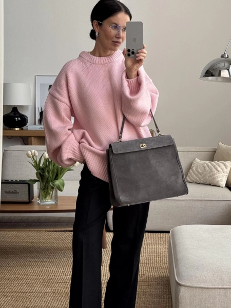 Сумка BALU brand salad, цвет: suede grigio chiaro  купить онлайн
