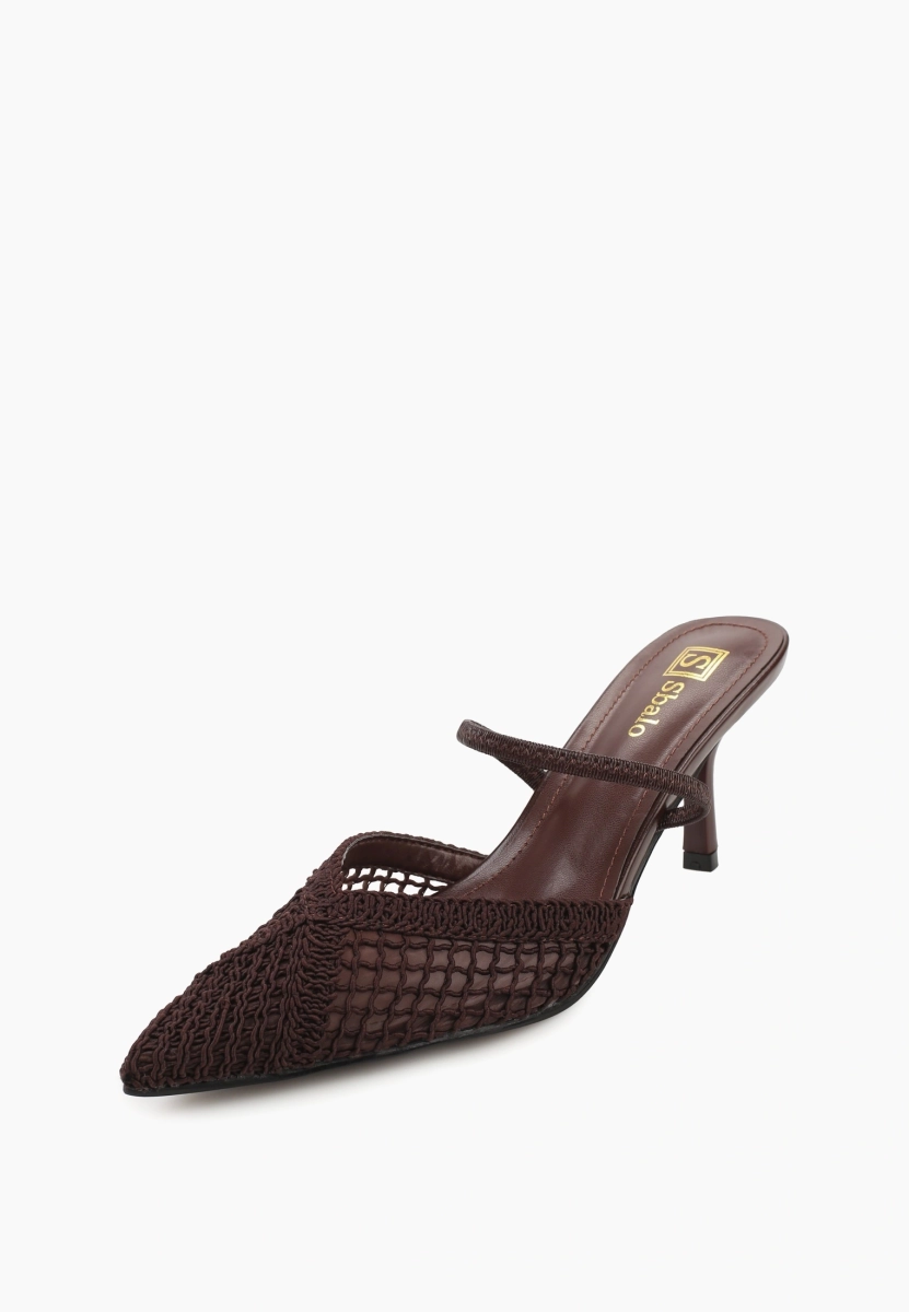 Туфли слингбэки SBALO, цвет: шоколадный SL2 купить онлайн