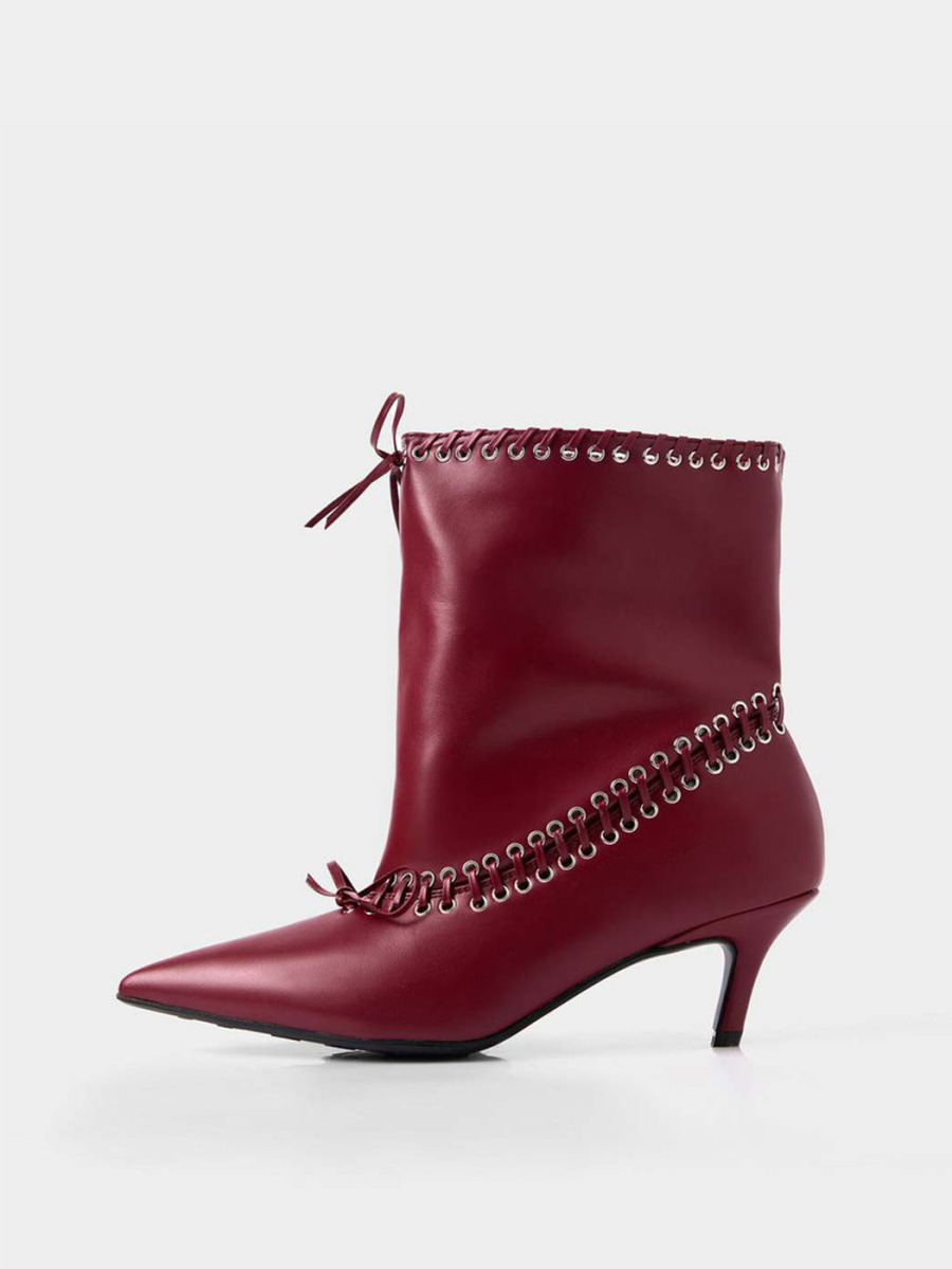 Ботильоны из микрофибры