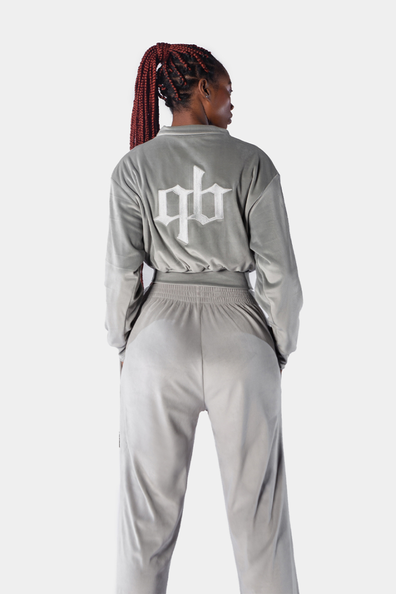 Толстовка Velours qb A QUICK BUCK, цвет: grey,  купить онлайн