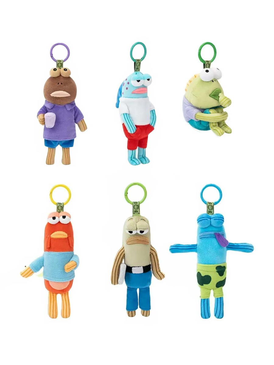 Брелок BIKINI BOTTOM BUDDIES WHIMSICAL PLUSH