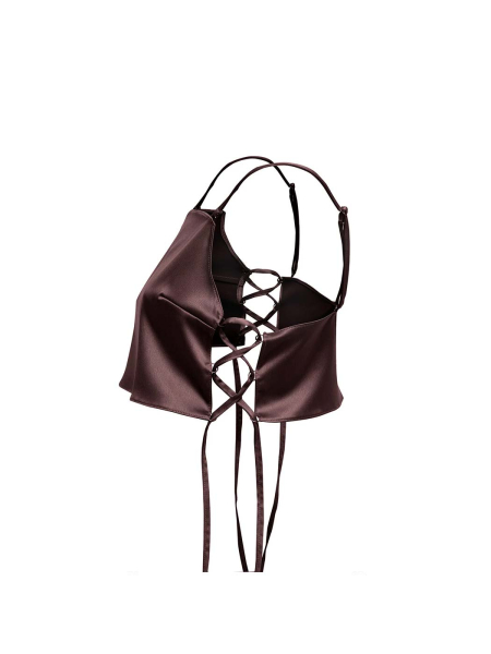 Топ HOME CHOCO SHEXY, цвет: шоколадный  купить онлайн