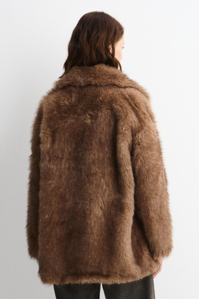 Шуба FURRIX ENEVOO, цвет: бежевый, 07073 купить онлайн
