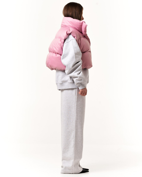 Жилет BIB PINK YONS, цвет: розовый,  со скидкой купить онлайн