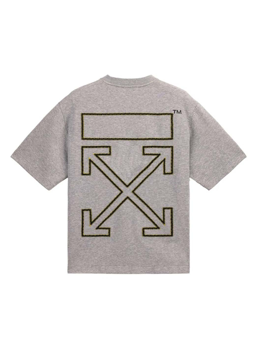 Футболка Off-White Vintage Two-Tone shvetsov store, цвет: серый, OFFTEGOFF052Q купить онлайн