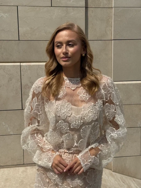 Блуза из фатина Diaphane