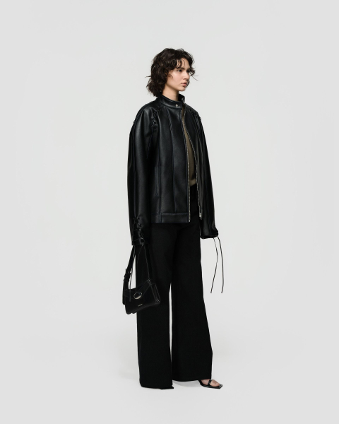 Куртка Кожаная The Nightshade Jacket Berhasm, цвет: Черный, jac25-2-black купить онлайн