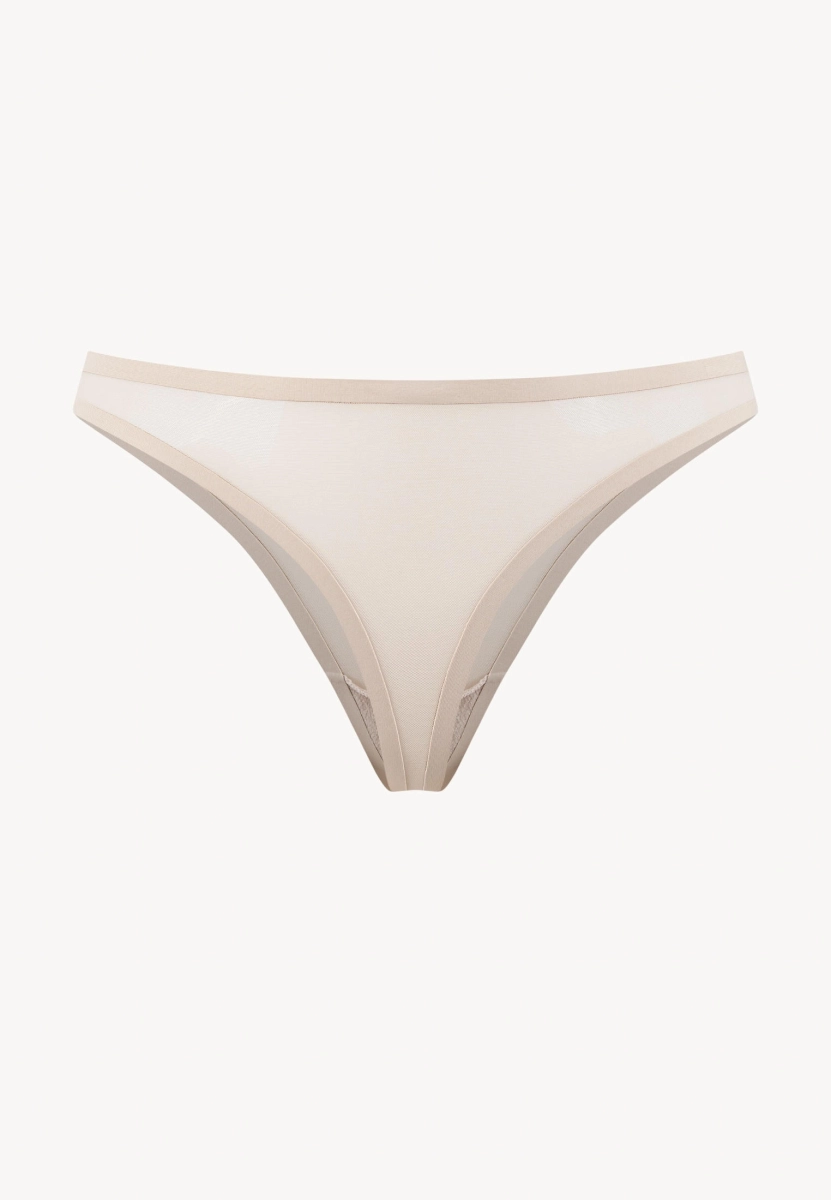 Трусы женские стринги из сетки MUTED, цвет: бежевый 905474.WPAN0016-Beige купить онлайн