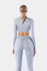 Кроп-топ Basic Long Sleeve qb A QUICK BUCK, цвет: grey,  купить онлайн