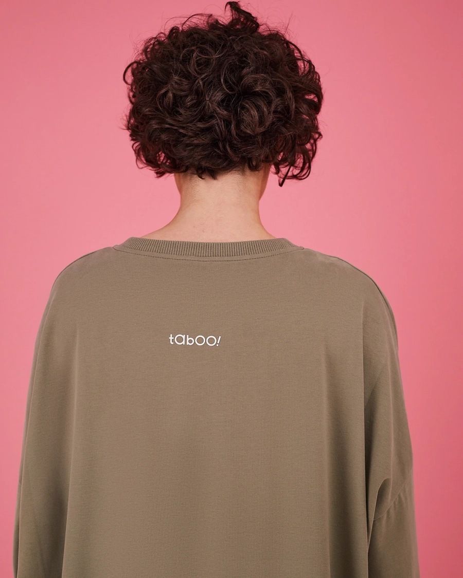 Платье-лонгслив TABOO, цвет: зеленый, DrLong-Lvr купить онлайн