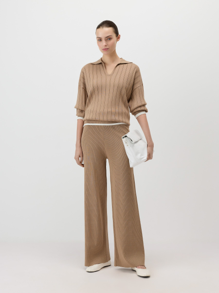 Пуловер с разрезами Conso, цвет: бежевый/молочный, KPL 260735 - бежевый/молочный купить онлайн