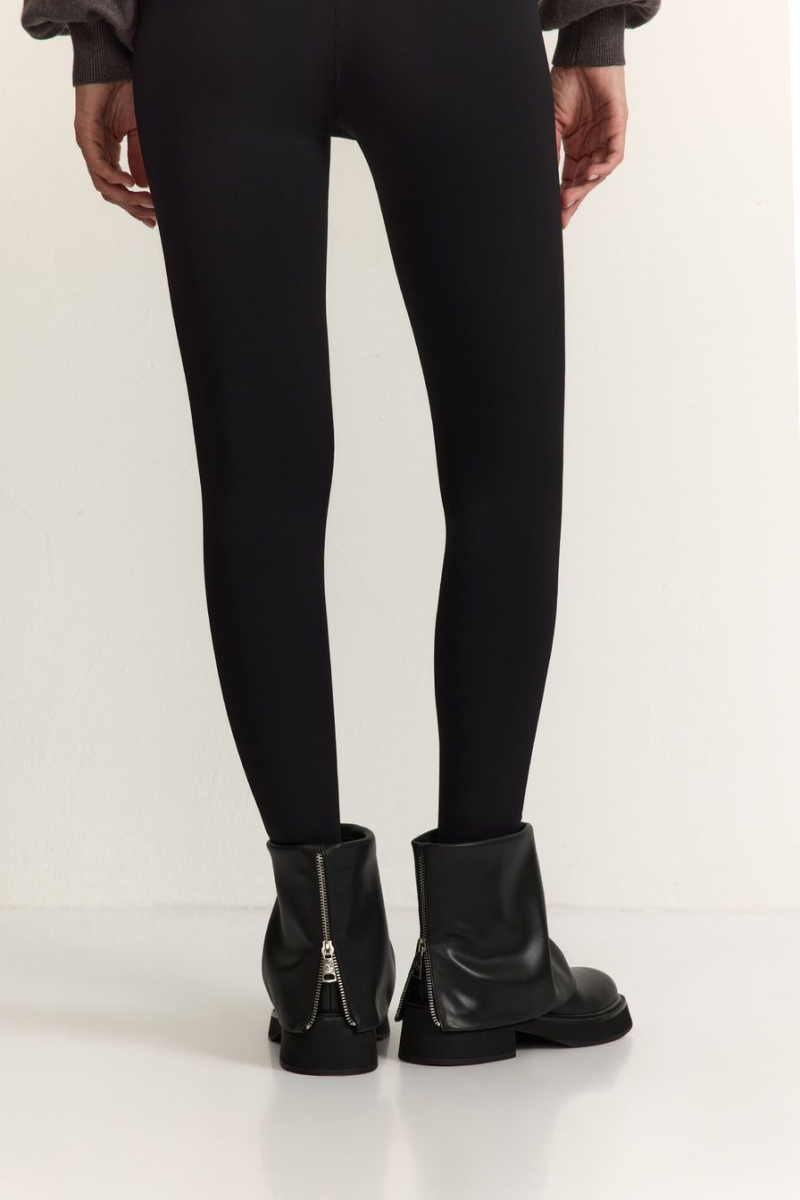 Ботинки из экокожи Lera Nena, цвет: Черный LNU.304.18083.900 купить онлайн