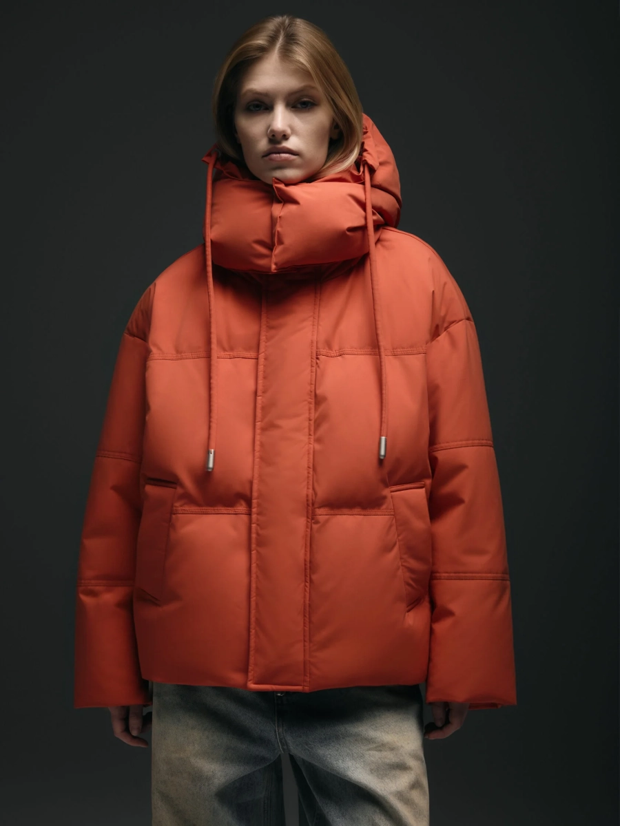 Пуховик Frostkill puffer NAIPACHE, цвет: оранжевый,  купить онлайн