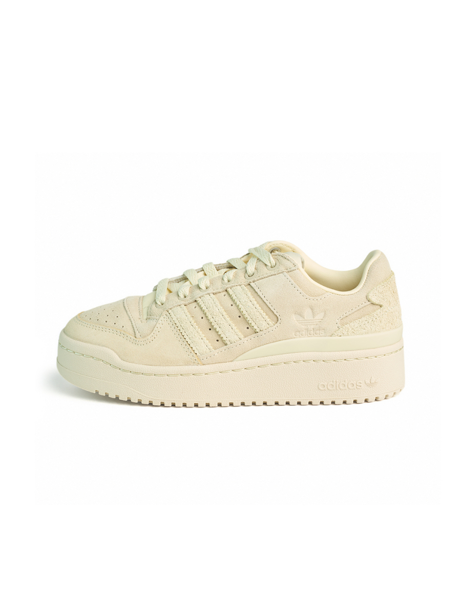 Кроссовки женские Adidas Forum Bold Stripes "Yellow Cloud White" NKDADDYS SNEAKERS, цвет: Желтый ID3154 купить онлайн