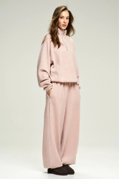 Брюки из плюша с начесом Pink Erist store, цвет: розовый, НФ-00002862 купить онлайн