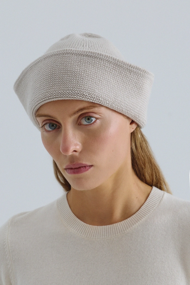 Панама из хлопка Mankova, цвет: молочный SH071 купить онлайн