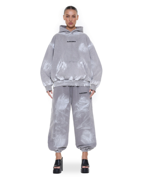 Худи Grillz Suborbia, цвет: washed grey, 006026 купить онлайн