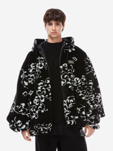 Объемный меховой бомбер PSTPSTSCRPTM