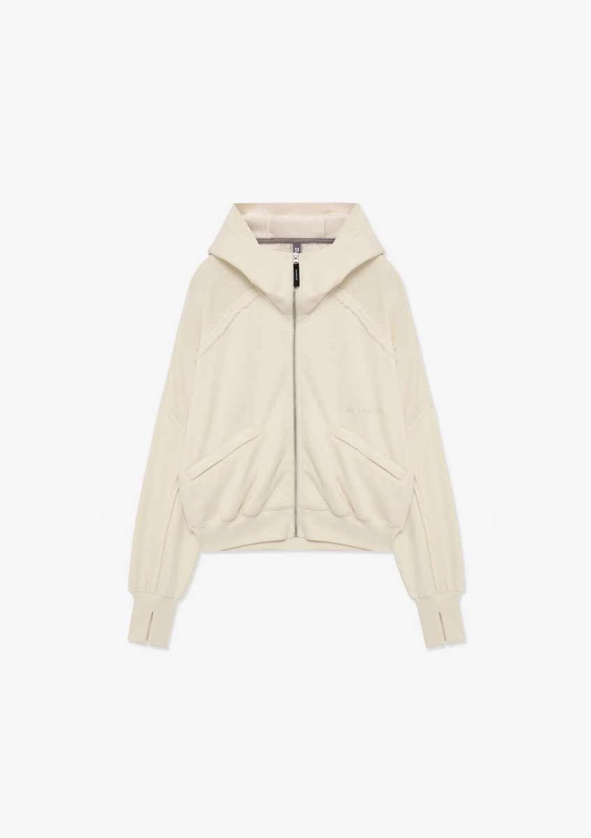 Худи на молнии KRAKATAU, цвет: пепельно-белый, Fw125-43 купить онлайн