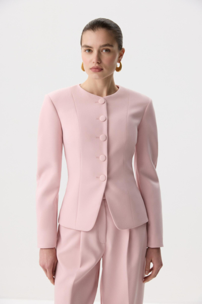 Жакет О-силуэта приталенный