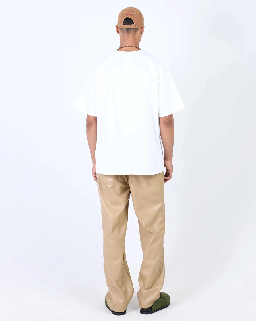 Брюки Cowboy leather beige ASIA ST 71, цвет: бежевый, Ast71.pants-cowboy-beige купить онлайн