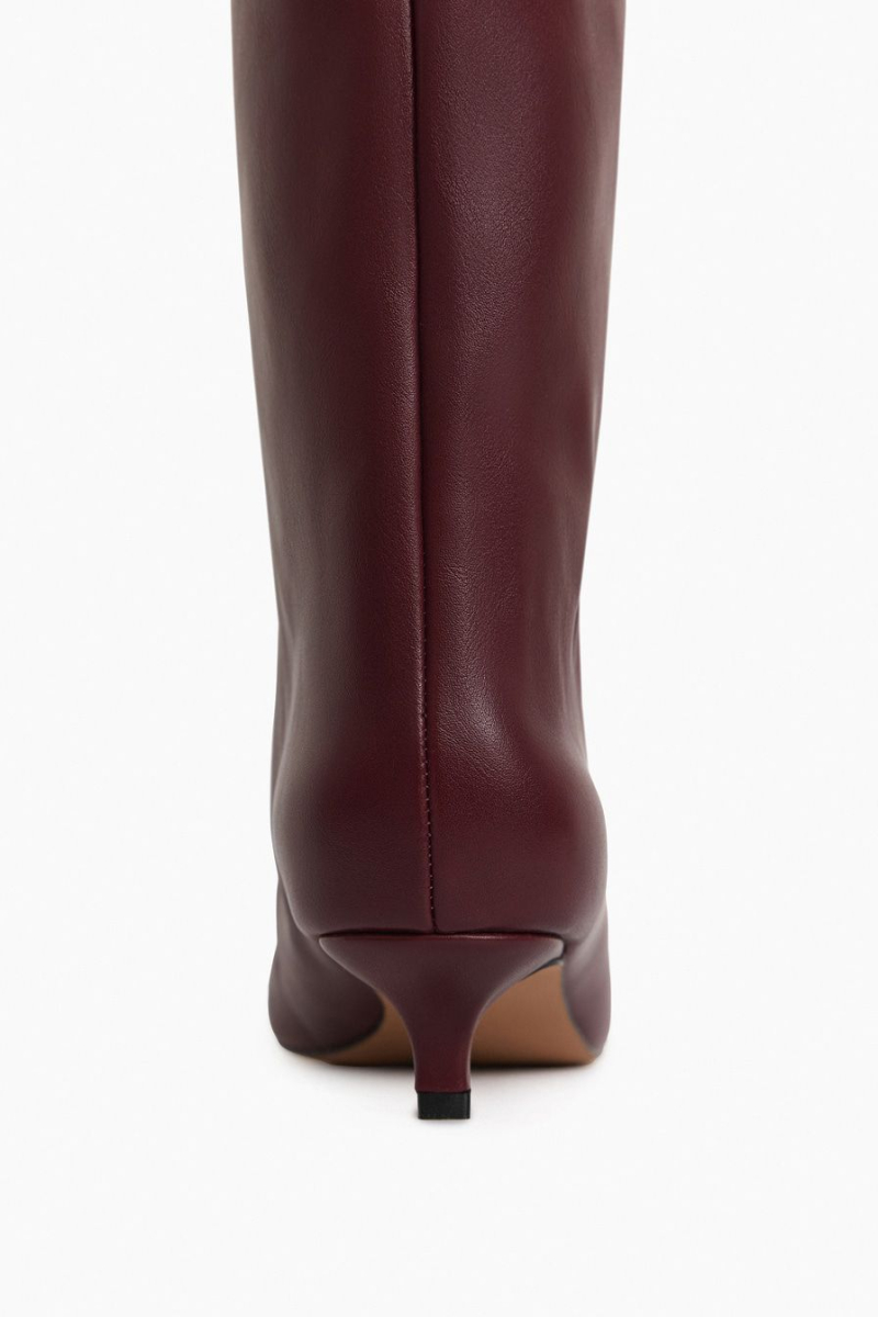 Сапоги из экокожи Lera Nena, цвет: Бордовый LNU.402.18093.330 купить онлайн