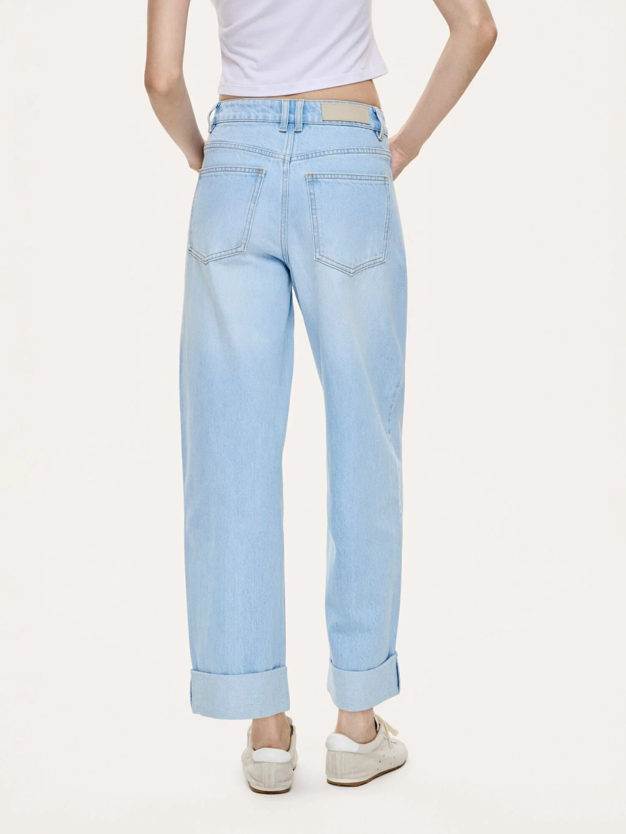Женские джинсы с манжетами MUTED, цвет: голубой, 904825.WJNS0008_Light-blue купить онлайн