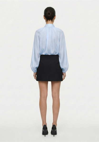 Юбка мини из костюмной ткани REFERT, цвет: Черный, 07-2889/1-2511 купить онлайн