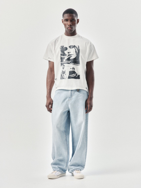 Футболка с принтом NAIPACHE, цвет: белый, 2611004000 купить онлайн