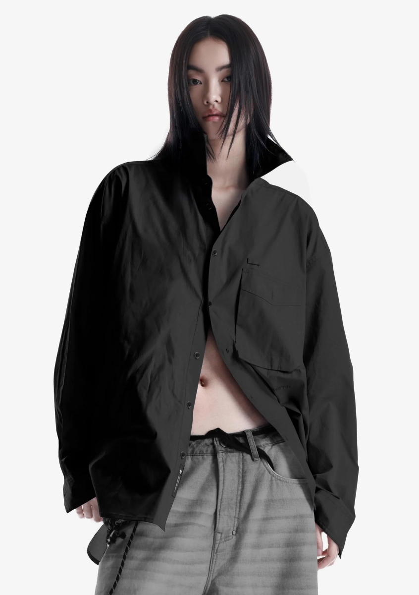 Рубашка KRAKATAU, цвет: Черный, Nu79-1 купить онлайн