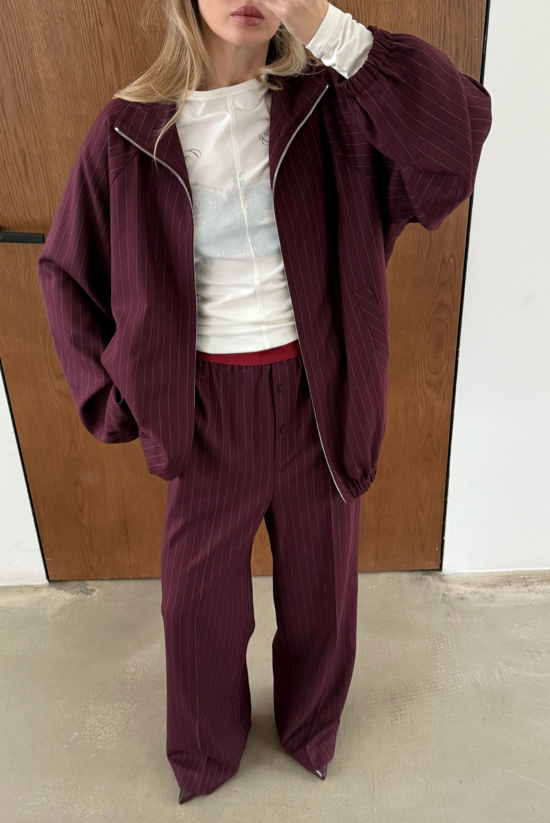 Олимпийка костюмная BURGUNDY Label .B, цвет: burgundy, Jc.01.4.0126BRD купить онлайн