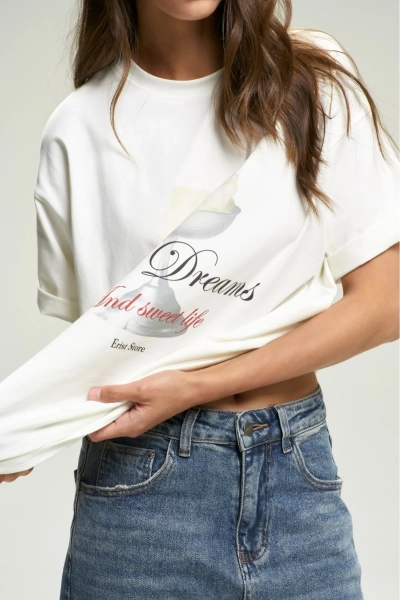 Футболка SWEET DREAMS White Erist store, цвет: белый НФ-00002581 |новая коллекция купить онлайн