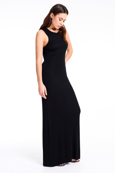 Платье с американской проймой вязаное GARDEN Label .B, цвет: black, Kn.22.2.0844BLC купить онлайн
