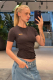 Футболка slim-fit BROWN Label .B, цвет: BROWN, Tp.04.3.4101BRN купить онлайн