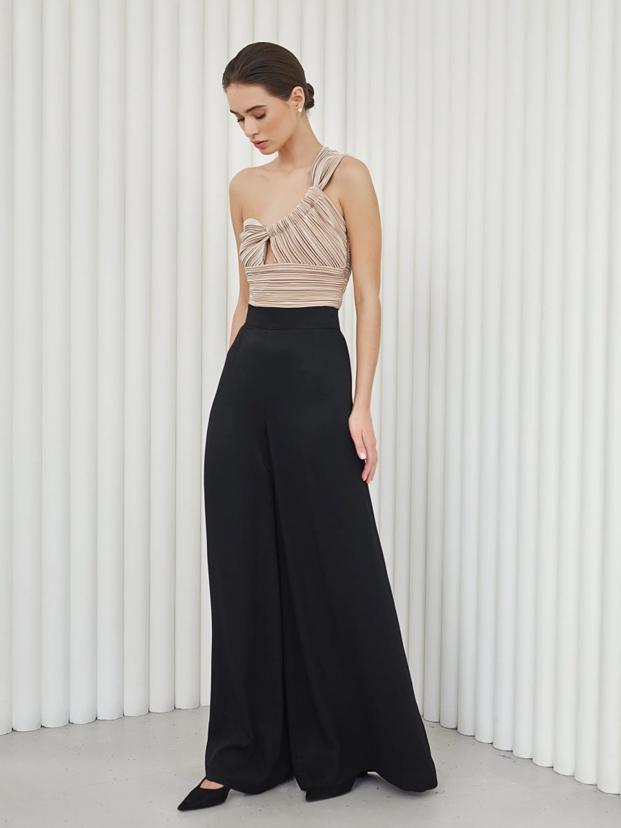 Топ со сборкой I.B.W., цвет: беж/золотистое, EU014 купить онлайн