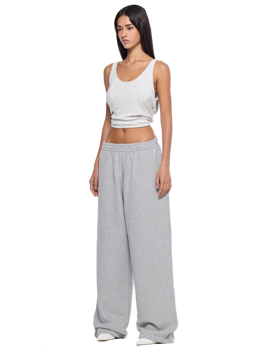 Широкие брюки FRHT&OUT OF REACH, цвет: серый, SWPLGGM купить онлайн