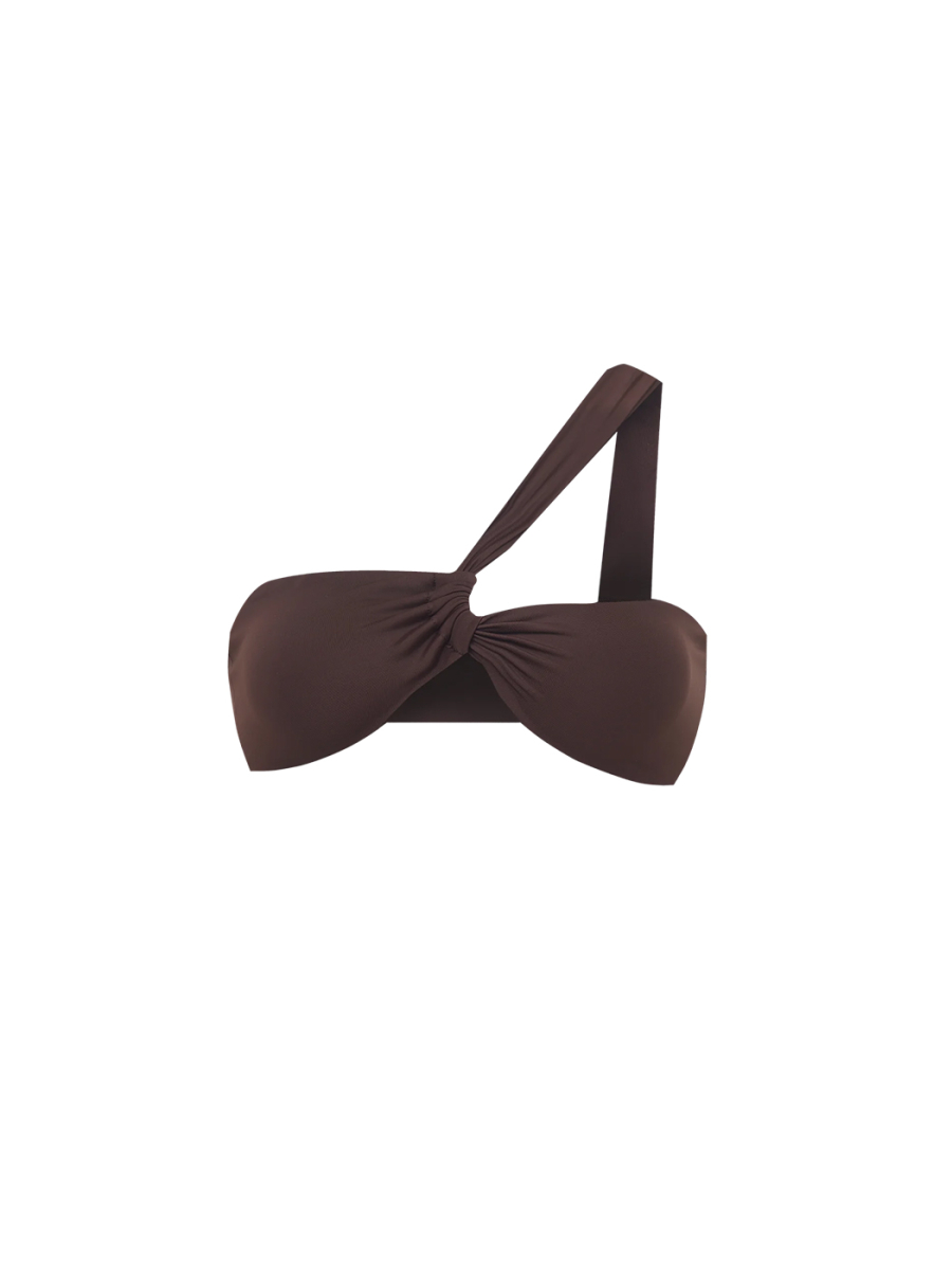Лиф Asymmetrical Bikini Coffee Bean