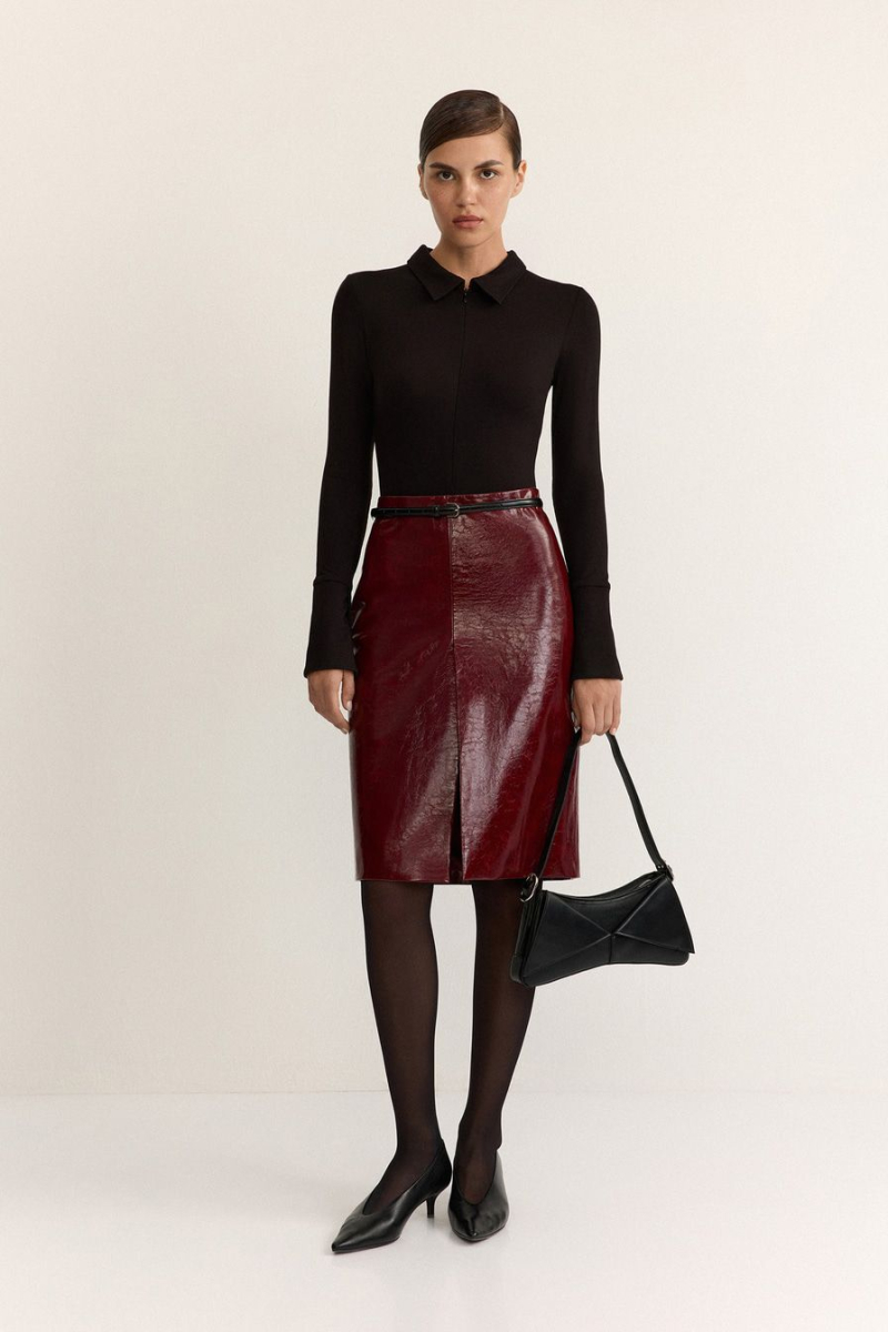 Сумка-багет из экокожи Lera Nena, цвет: Черный LNU.801.18337.900 купить онлайн