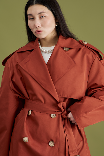 Тренч MIA AIM, цвет: терракотовый, MIA738 купить онлайн