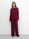 Костюм из бамбука Burgundy PURE LINEN, цвет: бургунди  купить онлайн